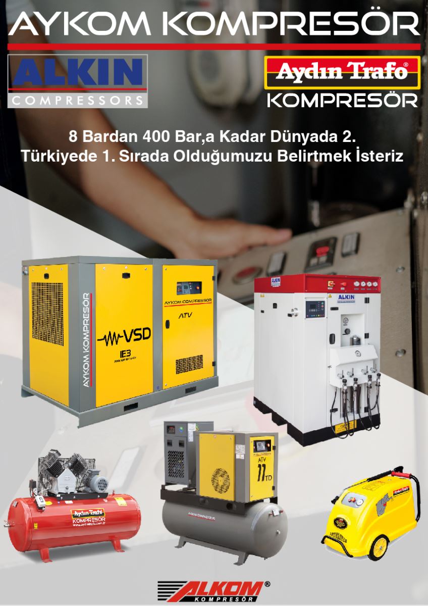 Alkom Kompresor Aydın Trafo Aykom Alkın Kompresör İç Anadolu Bölge Bayi